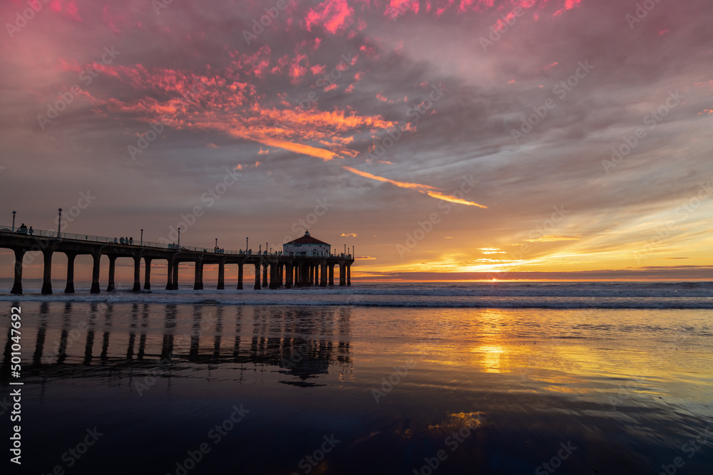 Manhattan Beach California Sunset