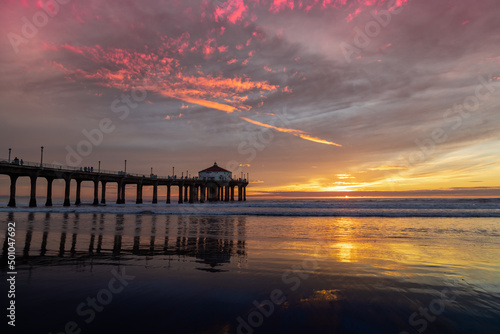Manhattan Beach California Sunset