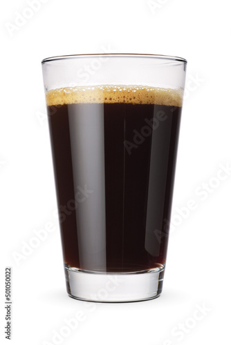 Coffee americano isolated on a white background.