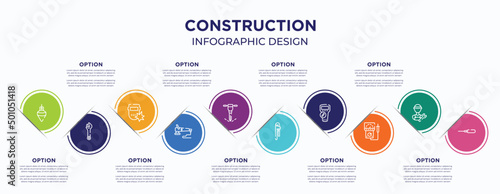 Foto construction concept infographic design template