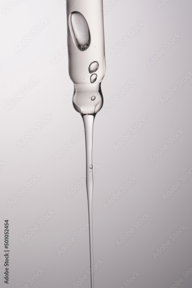 Pipette with serum, gel, oil or other cosmetic product. Pipette with serum, gel, oil or other cosmetic product.