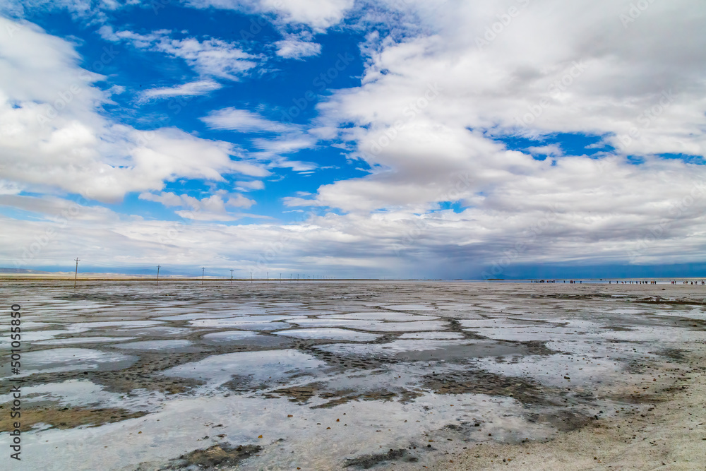 Chaka Salt Lake, Chaka Town, Qinghai, China Chaka Salt Lake, Chaka Town, Qinghai, China
