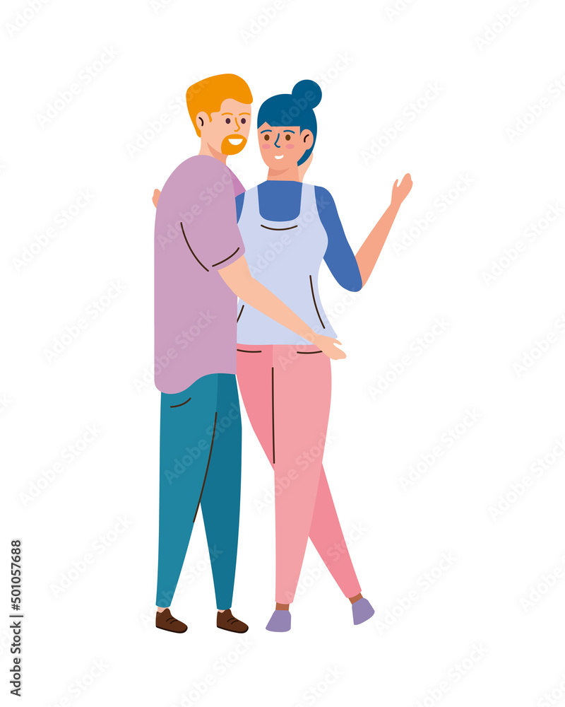 lovers couple hugging lovers couple hugging