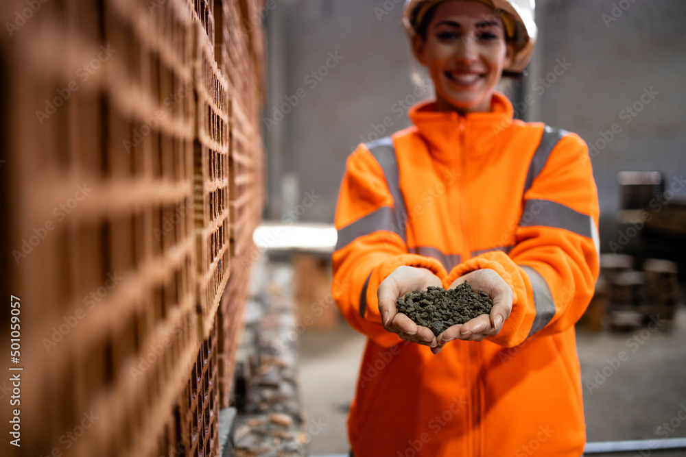 Using natural materials to make energy efficient clay bricks for construction industry.