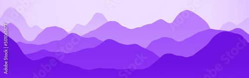 cute hills peaks in the sunrise time digitally made texture or background illustration