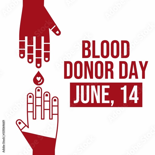 Blood donor illustration with vector file for your blood donation campaign 
