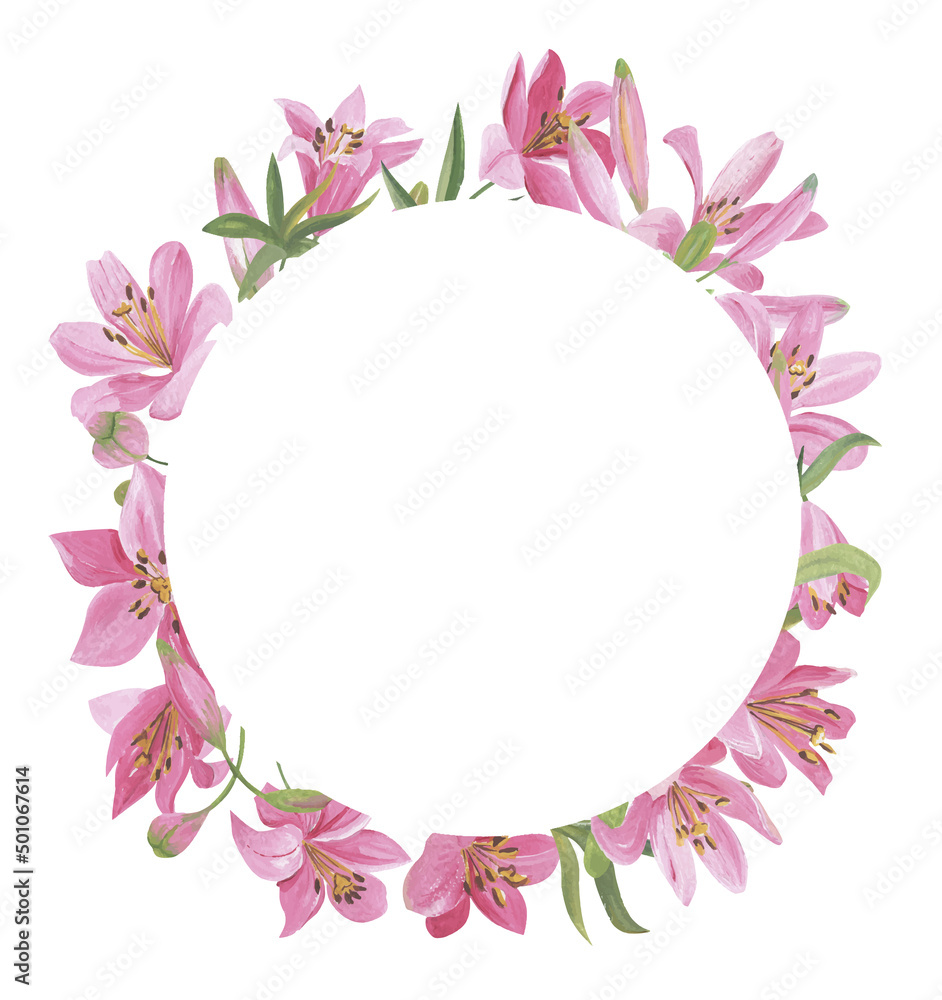pink lily frames