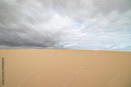 Dune of Corralejo in Fuerteventura  Spain.