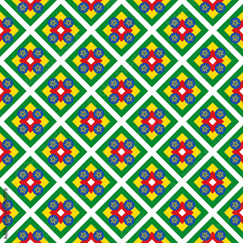 ethiopia flag pattern. abstract background. vector illustration