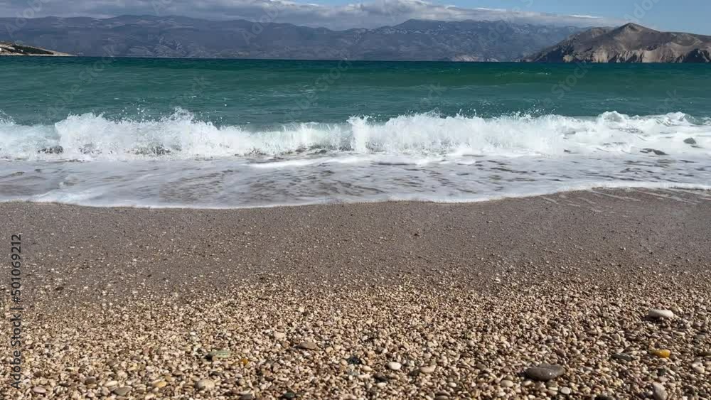 Krk island coastline near Baska Krk island coastline near Baska