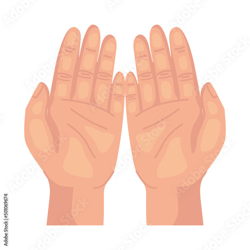 hands human praying