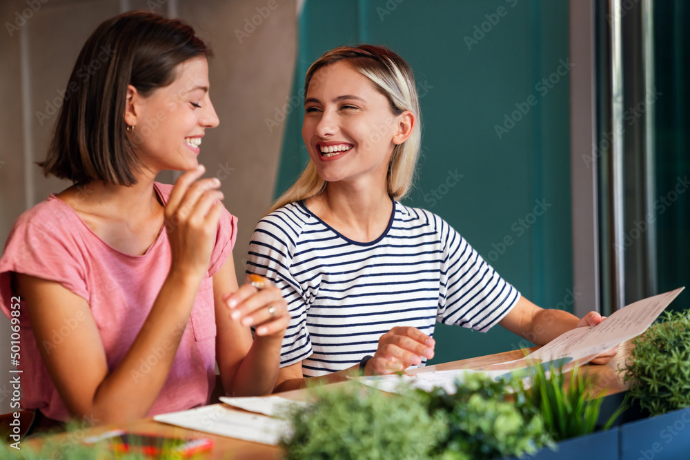 Portrait of happy young women, friends having fun together. People happiness concept. Portrait of happy young women, friends having fun together. People happiness concept.