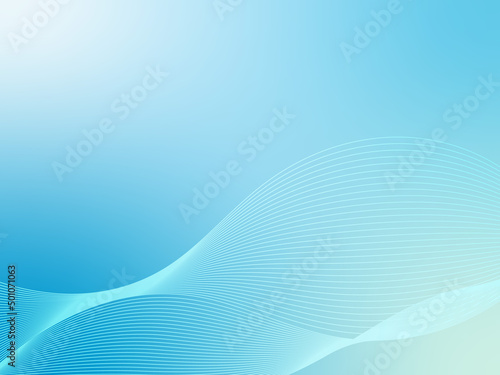 ウェーブ　抽象的　ビジネス　未来　背景　青	