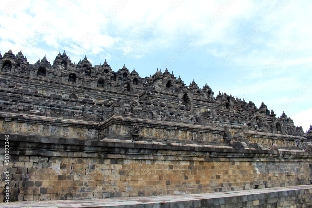 Borobudur the largest Buddhist Temple in the world during pandemic.