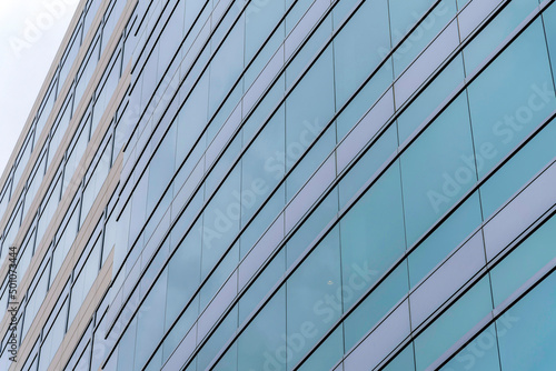 Glass building with grids at Silicon Valley, San Jose, California