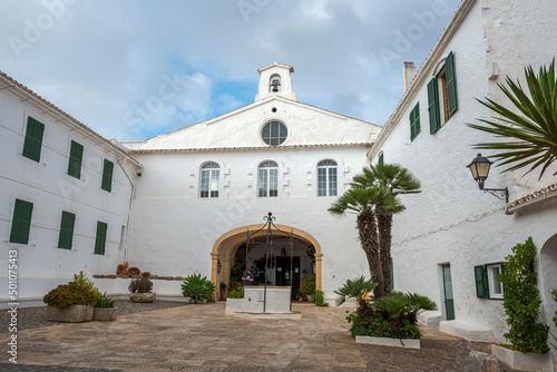 Virgen del Toro sanctuary. It is in the Mount of El Toro, municipality of Es Mercadal, Menorca, Spain, and was built from 1670 onwards on top of the old Gothic church