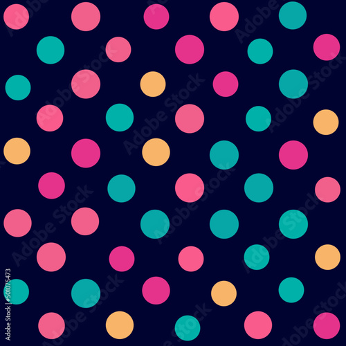 color dot seamless pattern , vector background texture