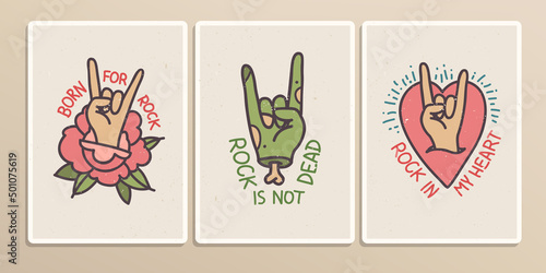 Tattoo style Rock'n'Roll posters or tee print designs.
Printable Rockabilly Tattoo designs with phrases and quots. Old school tattoo style poster collection in Rock n Roll style