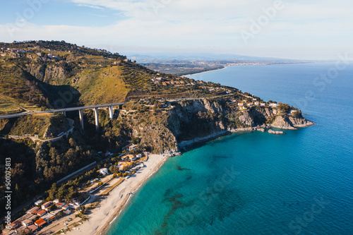 Pietragrande Cliff near Montauro city, Calabria South Italy