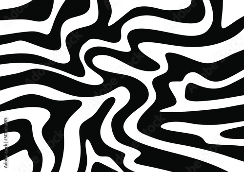 monochrome abstract background with ethnic theme of curves and swirls of lines