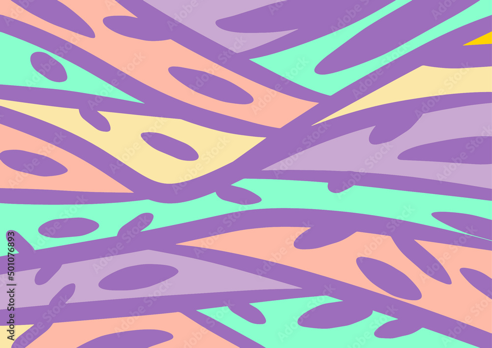 background design or backgrounds with curved lines and blobs in pastel colors