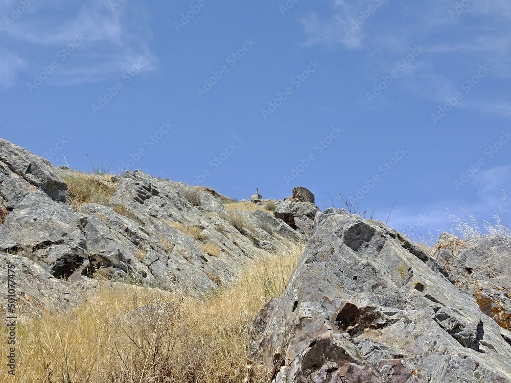 Rocky mountain landscape in the Extremadura - Spain Rocky mountain landscape in the Extremadura - Spain