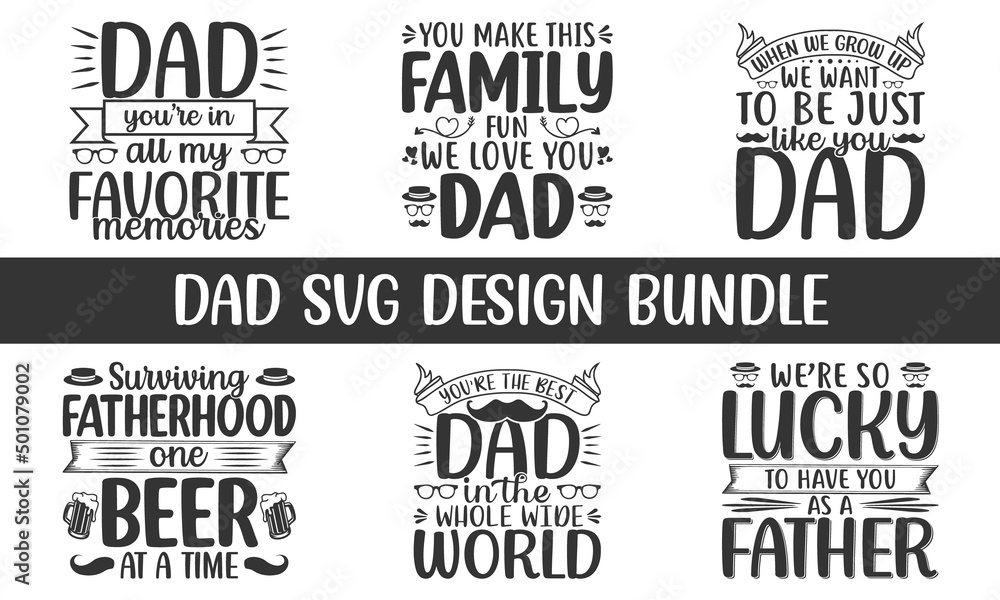 Father's day SVG Design Bundle