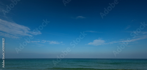 Beautiful blue sky over sea © yotrakbutda