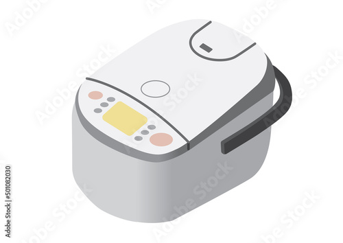 アイソメトリック＿炊飯器