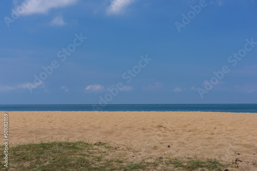 Beautiful beach and tropical sea at phuket  Thailand.