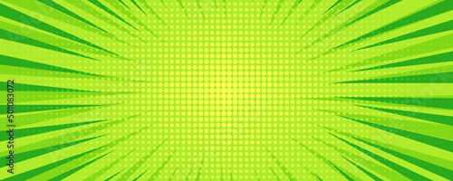 Colorful comic book background in pop art style