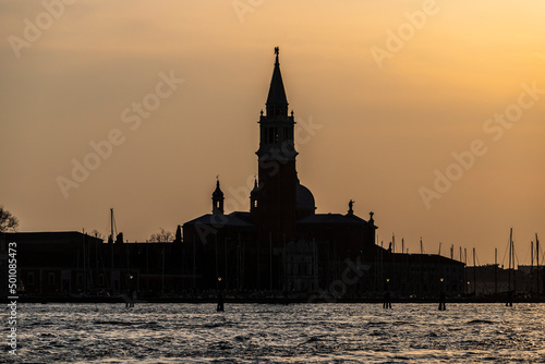 Venice at sunset, Italy