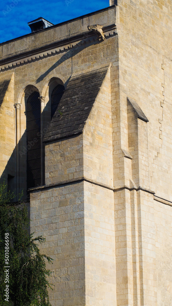 Structure en pierre de la Cathédrale Saint-André, dans le centre-ville de Bordeaux
