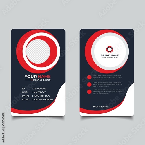 Modern and Clean Business id Card Template
