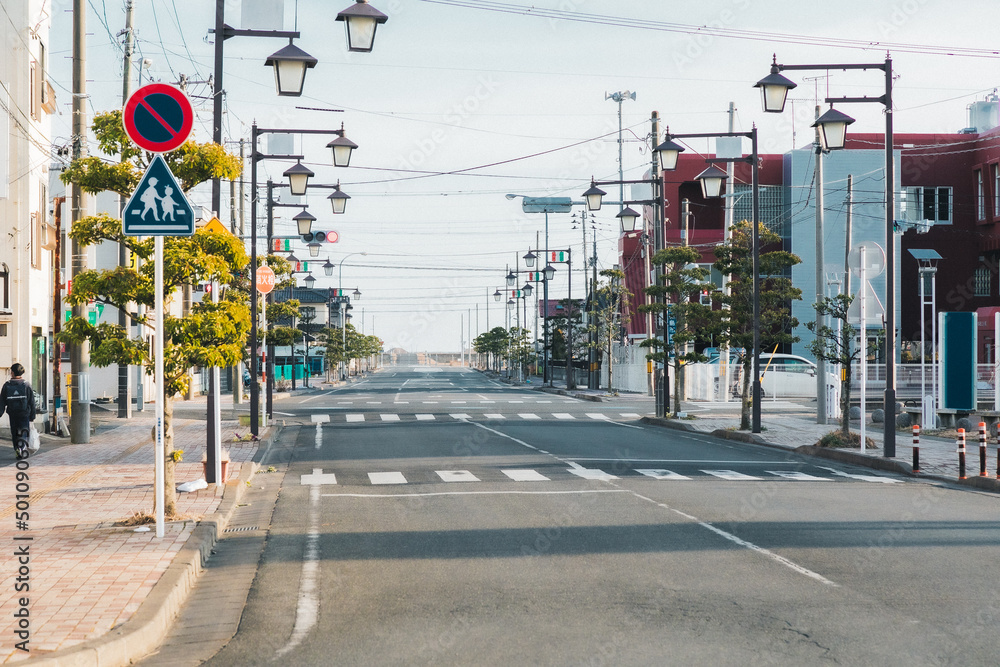 田舎の街並み