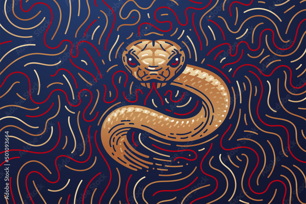 Snake Chinese Zodiac Sign Banner Dark Mode Background Texture With Illustration Of A Snake Snake Chinese Zodiac Sign Banner Dark Mode Background Texture With Illustration Of A Snake