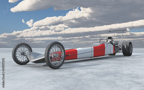 Fotografie Dragster Fahrzeug