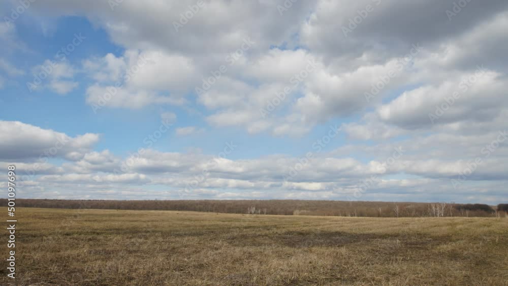 beautiful timelapse of fields and forests in spring with clouds beautiful timelapse of fields and forests in spring with clouds