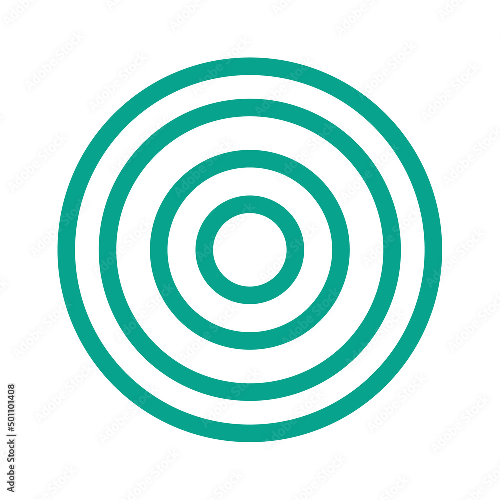 Abstract shape circles. Vector illustration