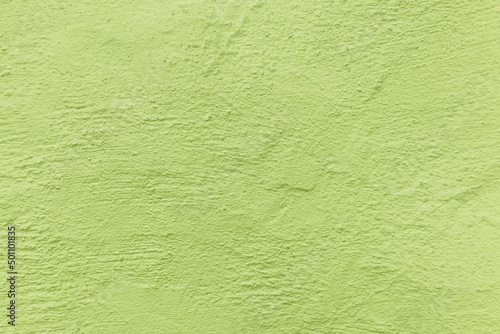 Green mortar wall texture. Cement texture background. Concrete bare wallpaper. Old mortar abstract background