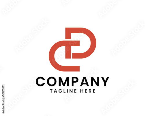 Modern Letter C and D logo design company