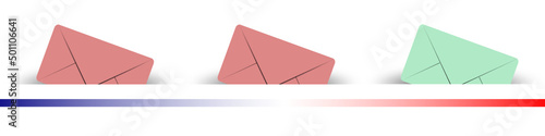 3 enveloppes : troisième tour