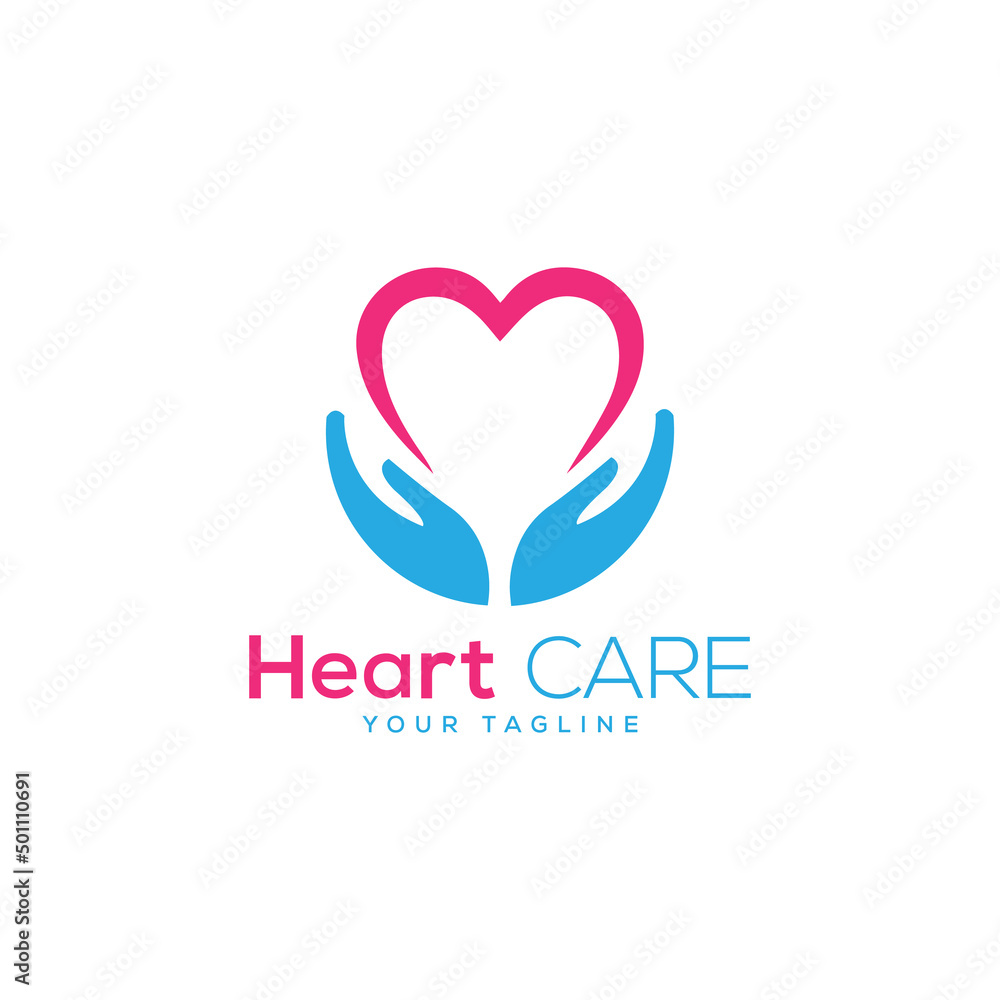 Heart care logo design template vector icon illustration. Health-related purposes that depict an abstract hand holding a heart
Heart care logo design template vector icon illustration. Health-related purposes that depict an abstract hand holding a heart