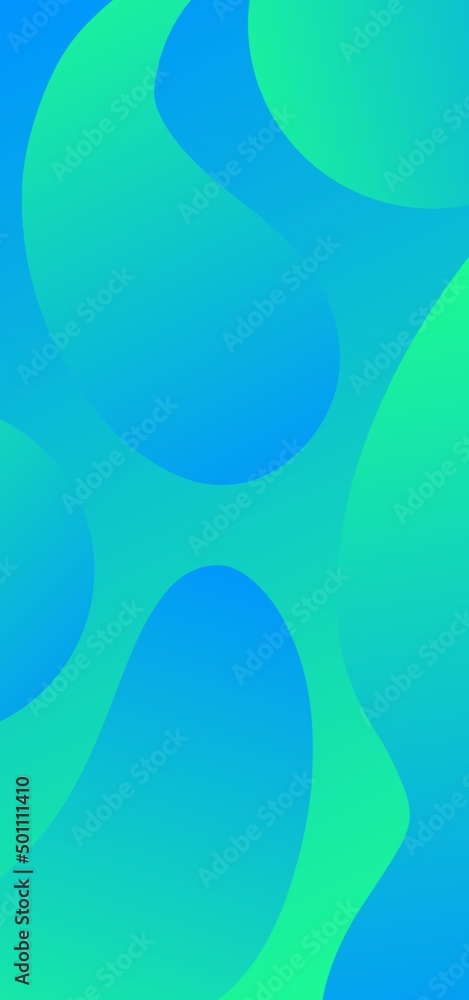 Colorful wallpaper. Light blue and bright green mix gradient wallpaper with beautiful fluid shapes. Best mobile wallpaper. Abstract background with geometric elements. Colorful wallpaper. Light blue and bright green mix gradient wallpaper with beautiful fluid shapes. Best mobile wallpaper. Abstract background with geometric elements.