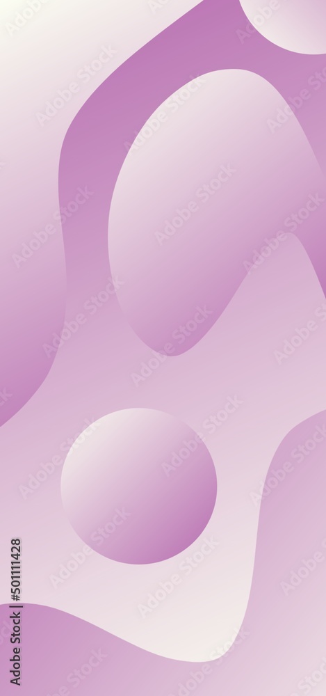 Colorful wallpaper. Beautiful light pink abstract gradient wallpaper with beautiful fluid shapes. Best mobile wallpaper. Abstract background with geometric elements. 