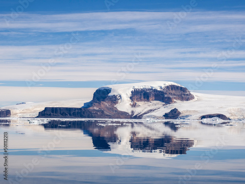 Ice chokes the waters surrounding James Ross Island, Weddell Sea photo