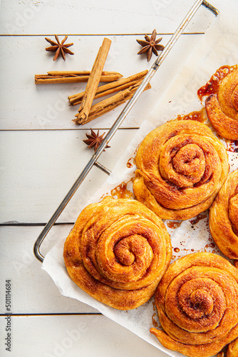 Homemade cinnamon rolls