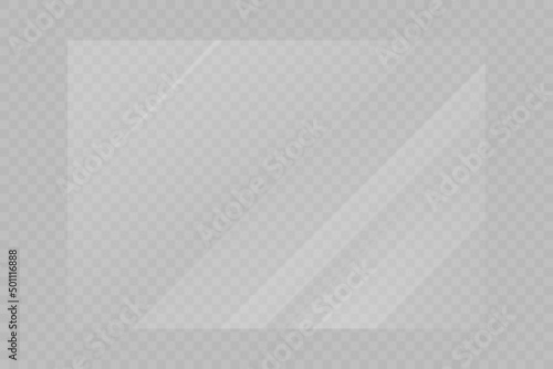 Realistic glare on glass, phone, tablet, monitor, screen on a transparent background. PNG. Vector illustration.	 photo