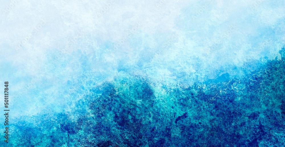 抽象的 凍り付く 海のような手描きテクスチャ背景素材