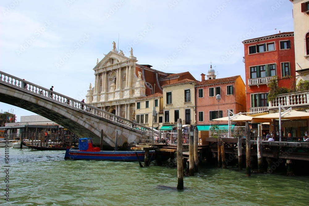 Fototapeta premium Italy, Veneto: Foreshortening of Venice.
